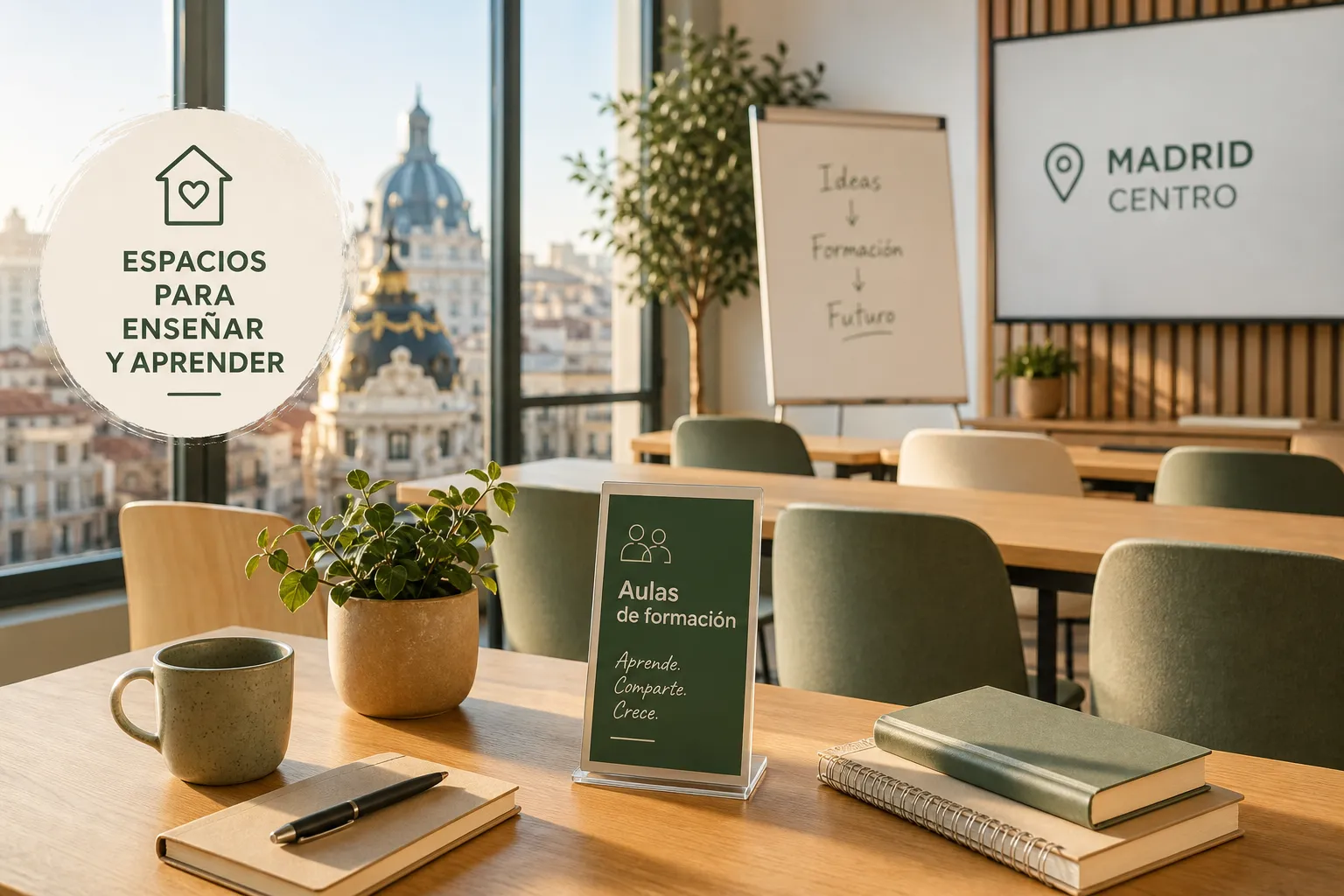 Alquiler de Aulas de formación Madrid