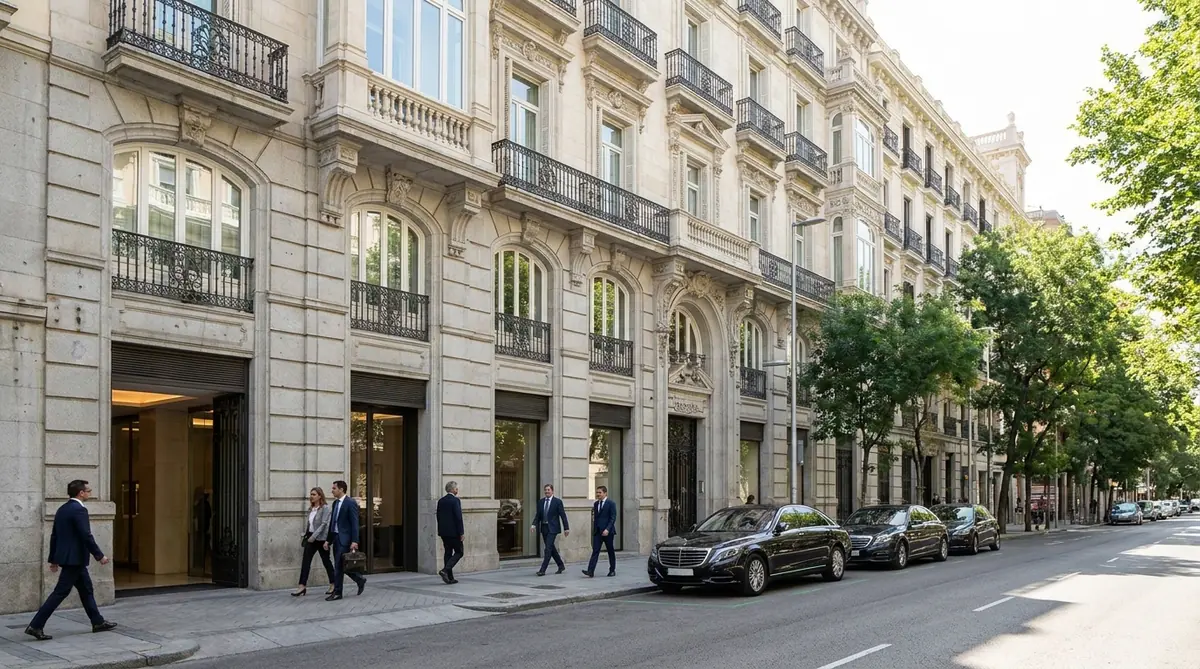 Edificio de oficinas en el barrio de Salamanca de Madrid para domiciliar una empresa