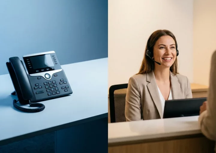 Comparación entre centralita virtual y atención telefónica con persona real