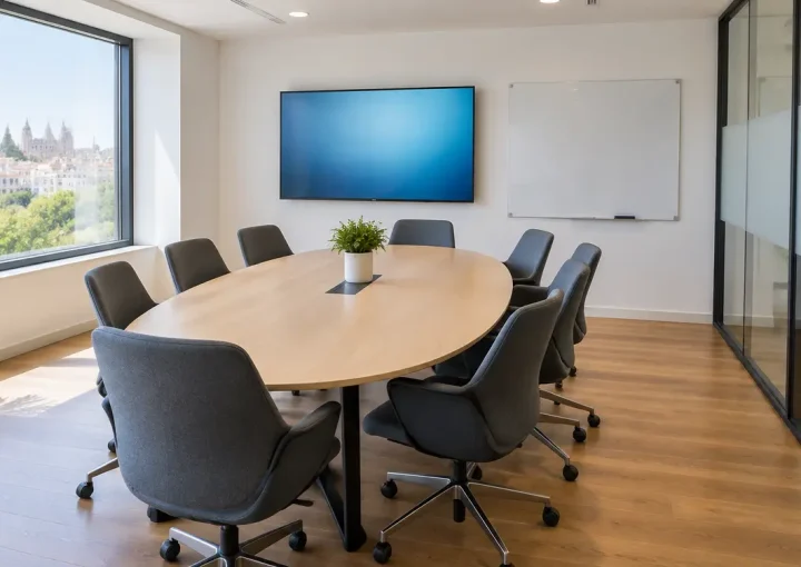 Sala de reuniones en Sevilla por horas en CN Centros de Negocios, sede de Nervión