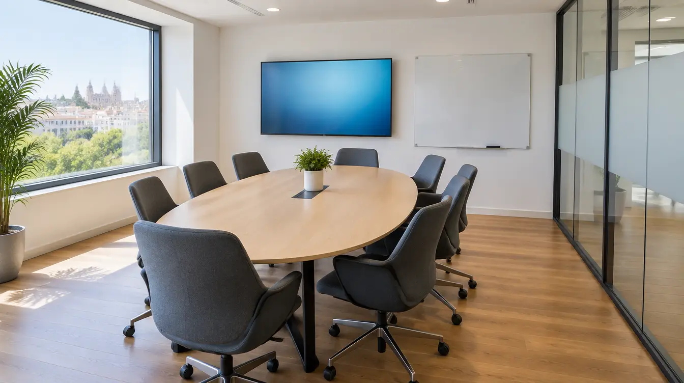 Sala de reuniones en Sevilla por horas en CN Centros de Negocios, sede de Nervión